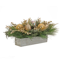 11 in. HGTV Home Collection Champagne Wishes Arrangement - National Tree Company