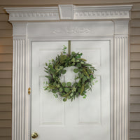 22 in. Spring Wreath with Eucalyptus,Twig and Gypsophila - National Tree Company