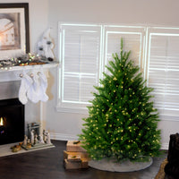 4.5 ft. Pre-Lit Dunhill Blue Fir Tree with Clear Lights - National Tree Company