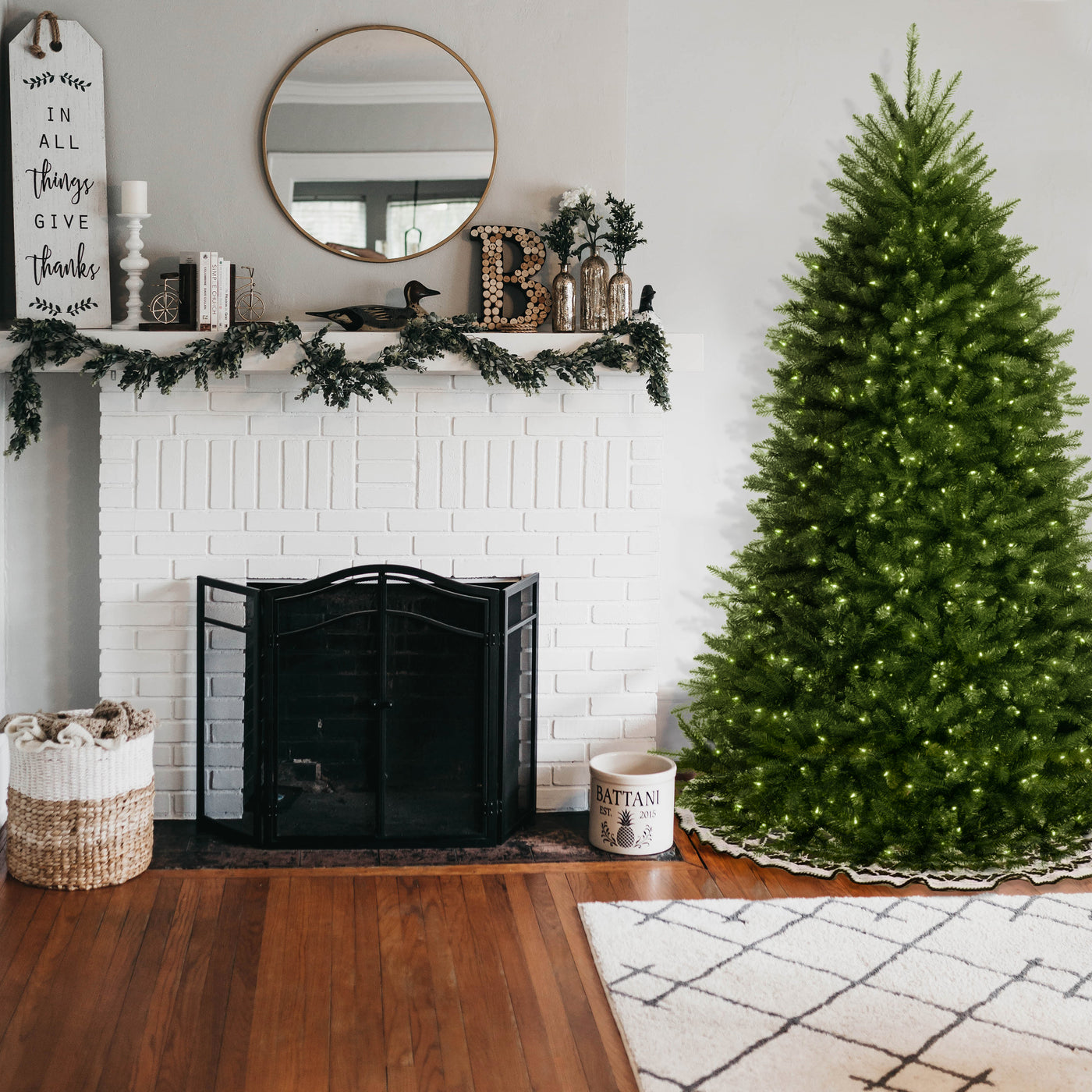 6.5 ft. Pre-Lit Dunhill Fir Blue Tree with Clear Lights - National Tree Company