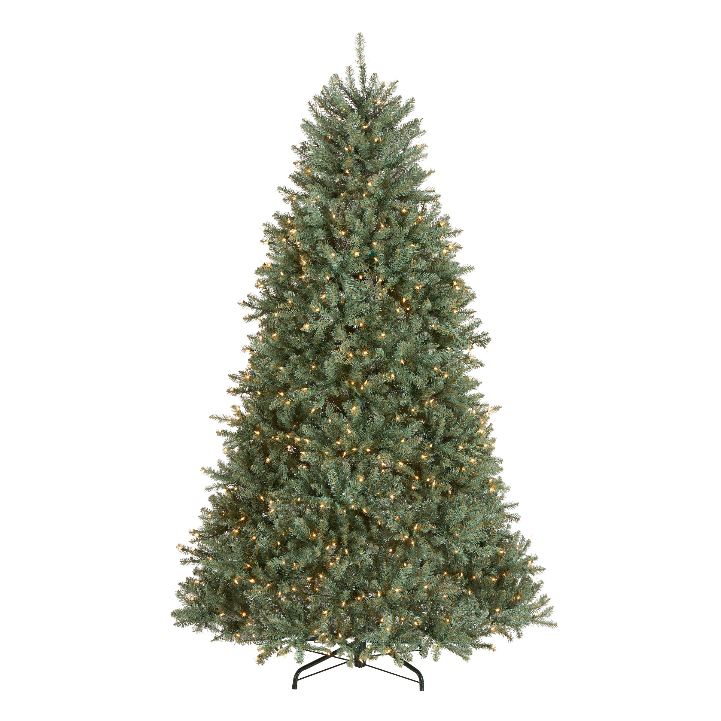 7.5 ft. Pre-Lit Dunhill Fir Blue Tree with Clear Lights · National