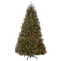 7.5 ft. Pre-Lit Dunhill Fir Blue Tree with Clear Lights - National Tree Company