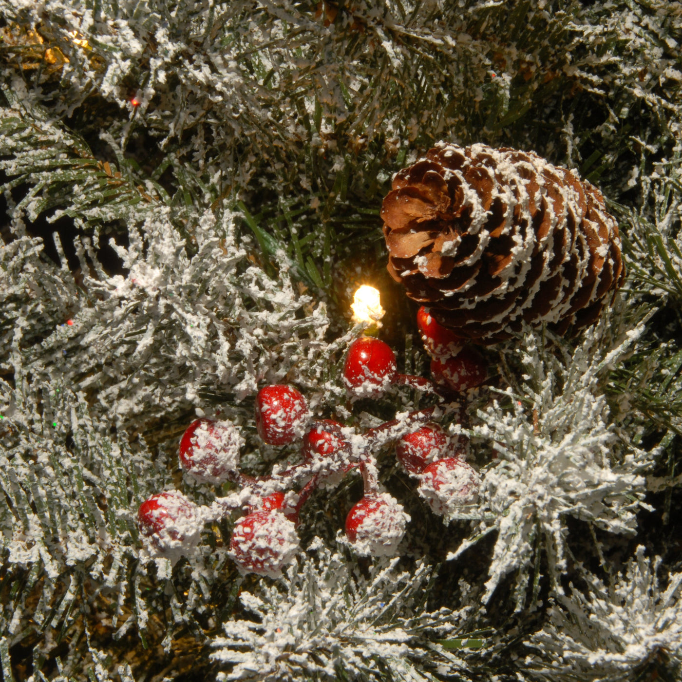 3 ft. Pre-Lit Dunhill Fir Tree with Warm White LED Lights - National Tree Company