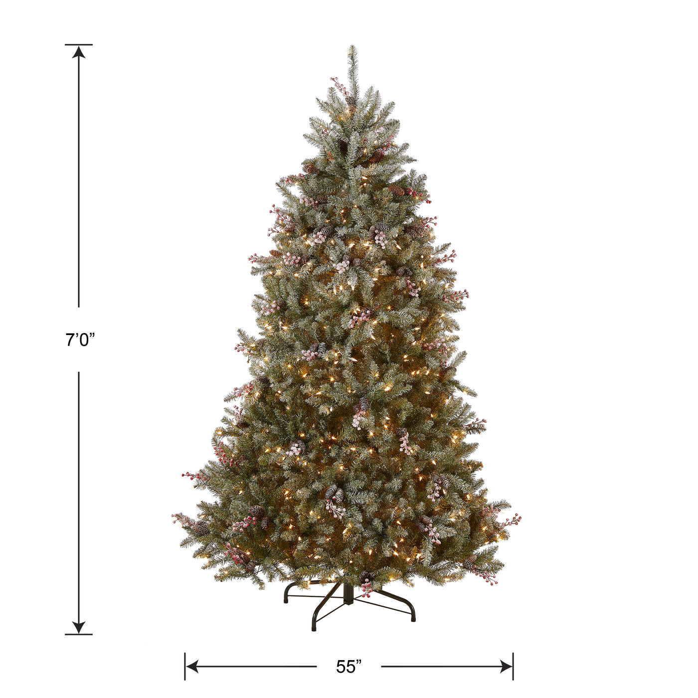 7 ft. Pre-Lit Dunhill Fir Tree with 700 Clear Lights - National Tree Company