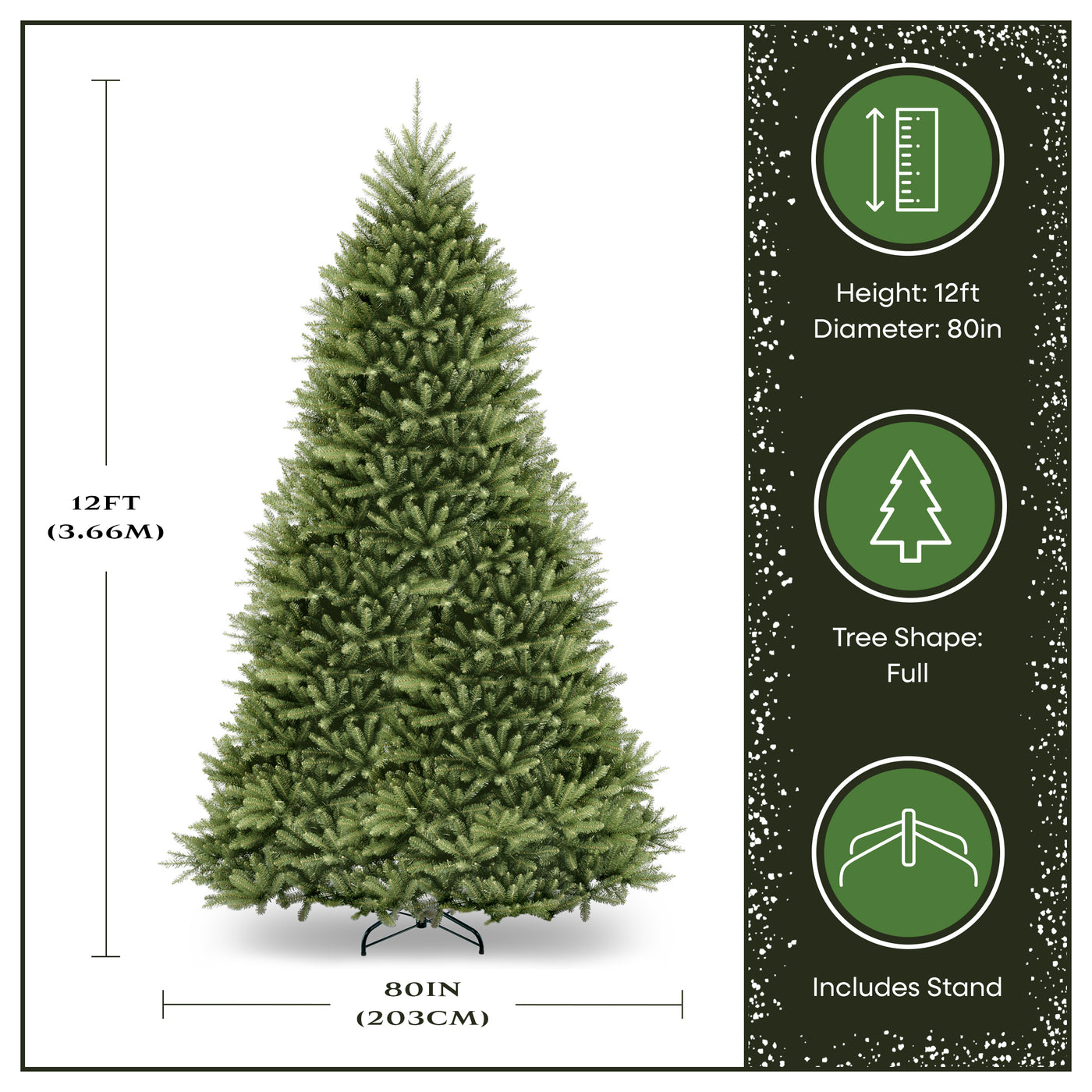 12 ft. Dunhill Fir Tree - National Tree Company