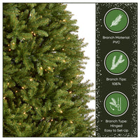 14 ft. Dunhill Fir Hinged Tree with Clear Lights - National Tree Company