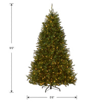 9ft. Pre-Lit Dunhill Fir Tree with Dual Color LED Lights - National Tree Company