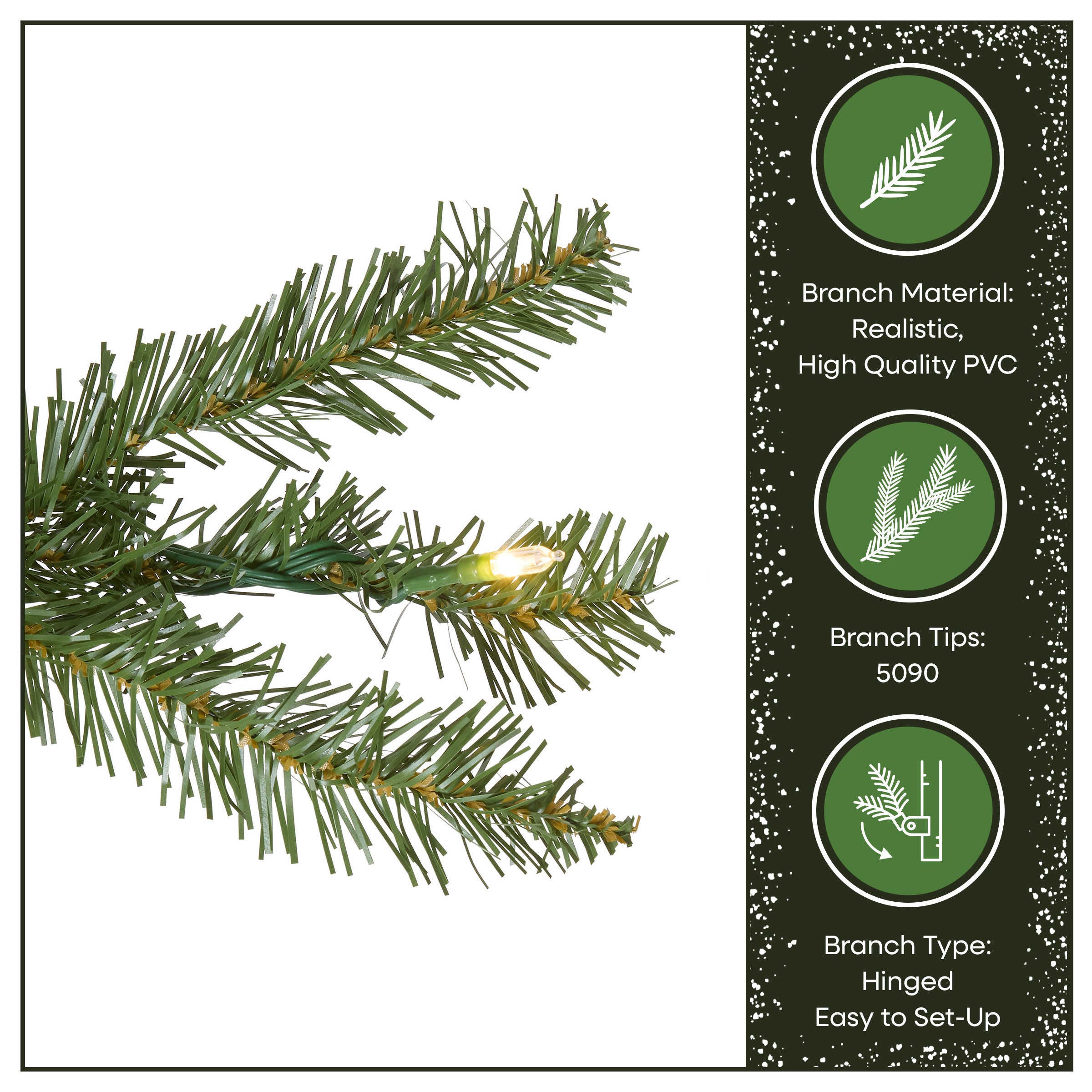 10 ft. Pre-Lit Dunhill Fir Tree with Dual Color LED Lights