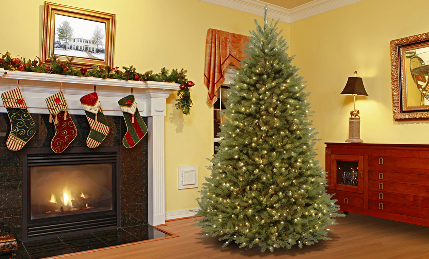 7.5 ft. Pre-Lit Dunhill Fir Tree with Dual Color LED Lights - National Tree Company