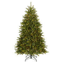 6.5 ft. Pre-Lit Northvale Fir with Warm White LED Lights - National Tree Company