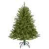 4 ft. Pre-Lit Dunhill Fir Hinged Tree with Warm White LED Lights, Plug-In - National Tree Company