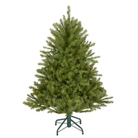 4 ft. Pre-Lit Dunhill Fir Hinged Tree with Warm White LED Lights, Plug-In - National Tree Company