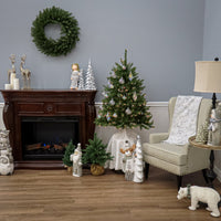 4.5 ft. Pre-Lit Dunhill Fir Tree with Clear Lights - National Tree Company