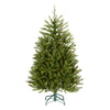 4.5 ft. Pre-Lit Dunhill Fir Hinged Tree with Multicolor Lights, Plug-In - National Tree Company