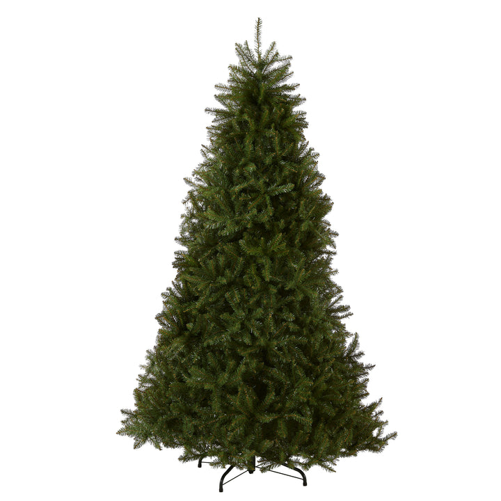 Artificial Full Christmas Tree, Green, Dunhill Fir, Includes Stand, 6.5 Feet