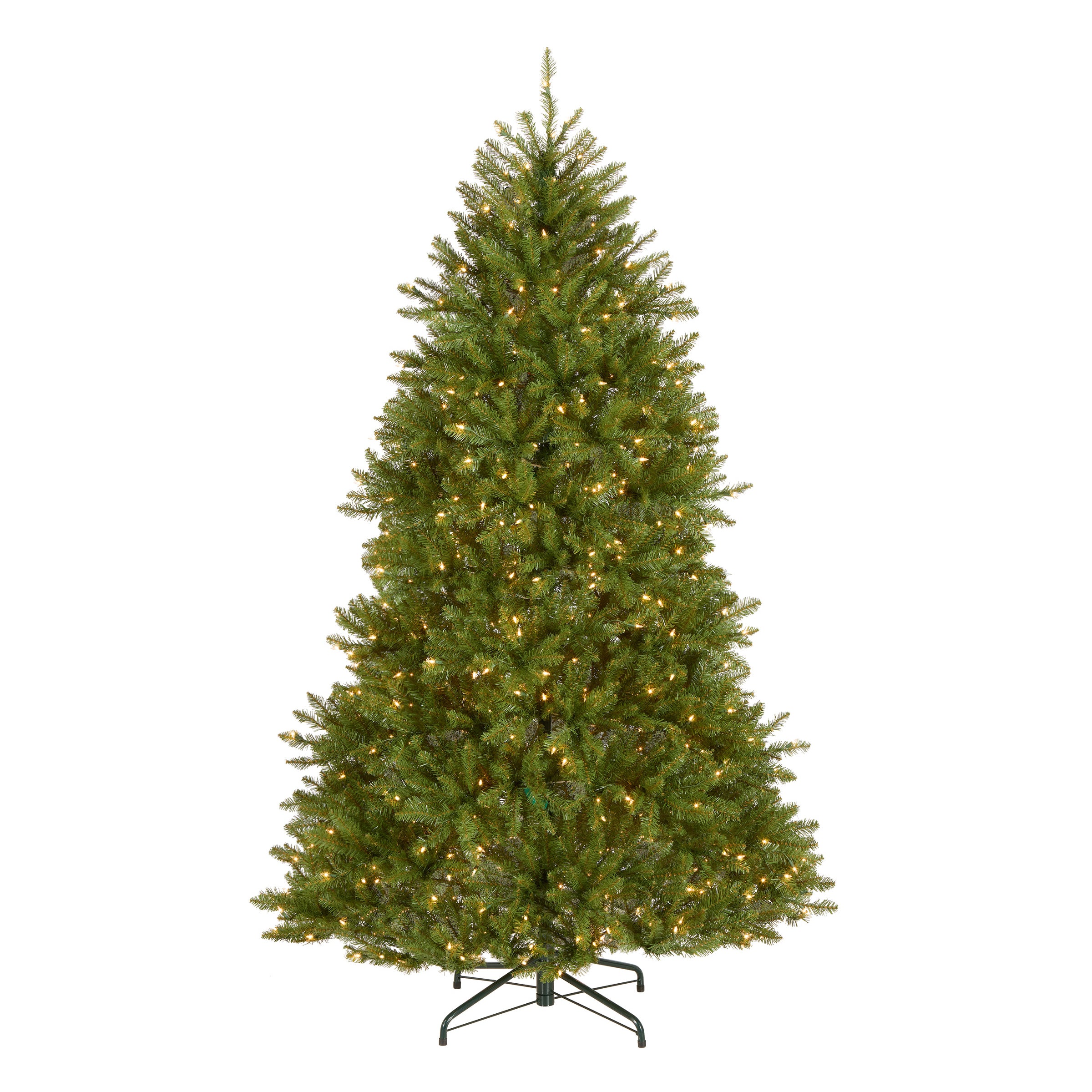 クリスマスツリー　National Tree Company DUH-40LO 7 ft. Pre-Lit Dunhill Fir Tree with Clear Lights · National Tree