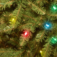 7 ft. Pre-Lit Dunhill Fir Tree with Multicolor Lights - National Tree Company