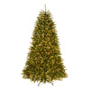 7.5 ft. Pre-Lit Dunhill Fir Hinged Tree with Clear Lights, Plug-In - National Tree Company