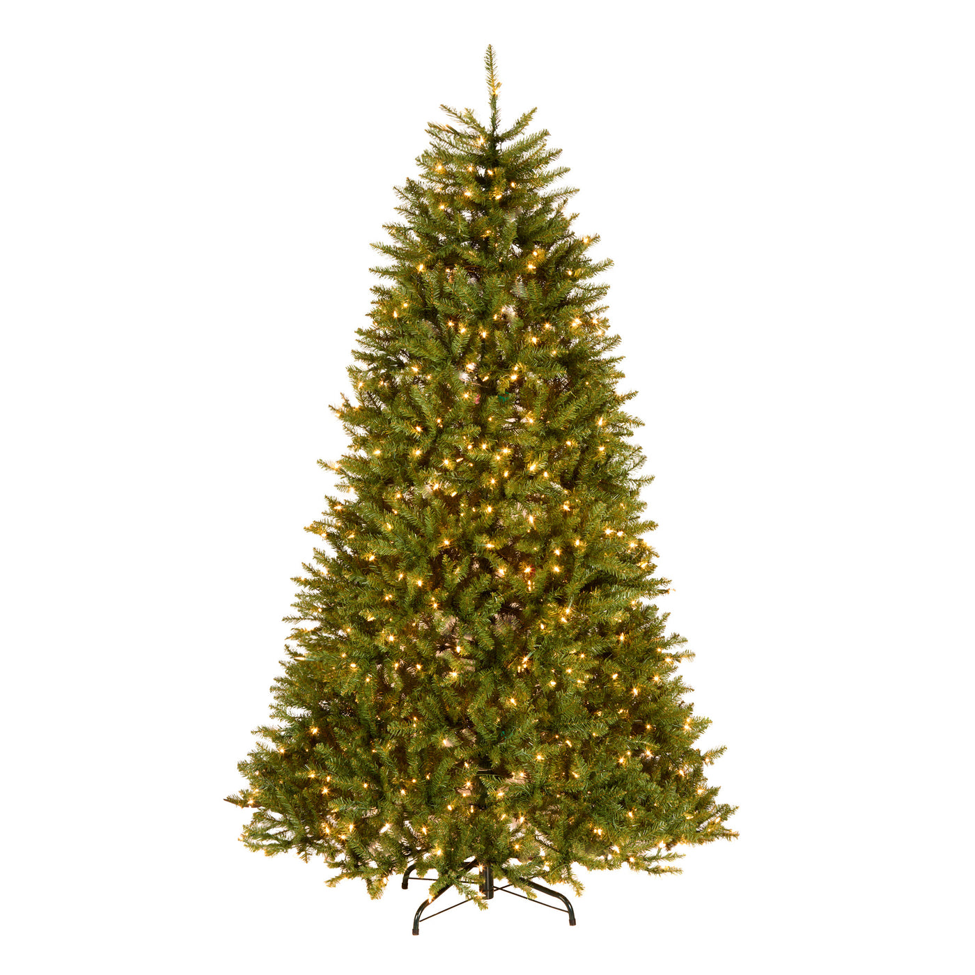 7.5 ft. Pre-Lit Dunhill Fir Hinged Tree with Clear Lights, Plug-In - National Tree Company