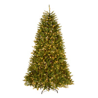 7.5 ft. Pre-Lit Dunhill Fir Hinged Tree with Clear Lights, Plug-In - National Tree Company