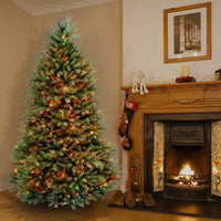 7.5 ft. Pre-Lit Dunhill Fir Tree with Multicolor Lights - National Tree Company