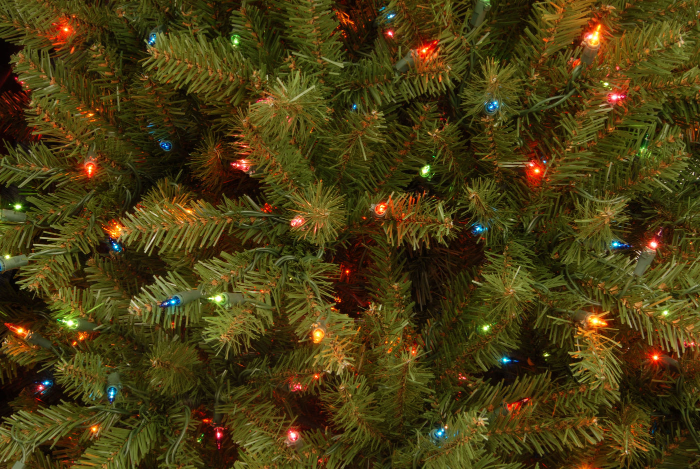 7.5 ft. Pre-Lit Dunhill Fir Tree with Multicolor Lights - National Tree Company