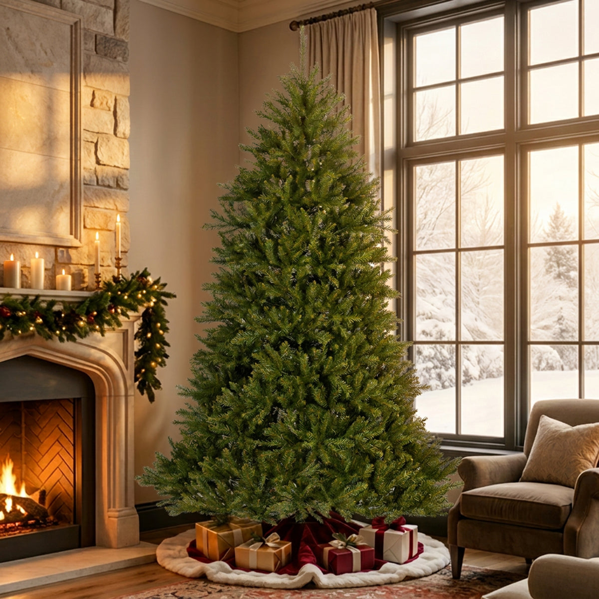7.5 ft. Dunhill Fir Hinged Tree - National Tree Company