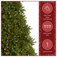 9 ft. Pre-Lit Dunhill Fir Tree with 900 Clear Lights - National Tree Company