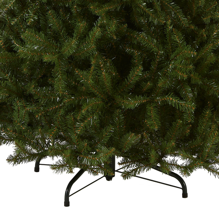 Artificial Full Christmas Tree, Green, Dunhill Fir, Includes Stand, 9 Feet