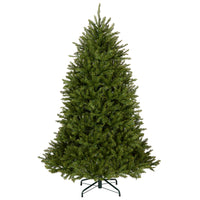6.5 ft. Pre-Lit Dunhill Fir Hinged Tree with PowerConnect Clear Lights, Plug-In - National Tree Company