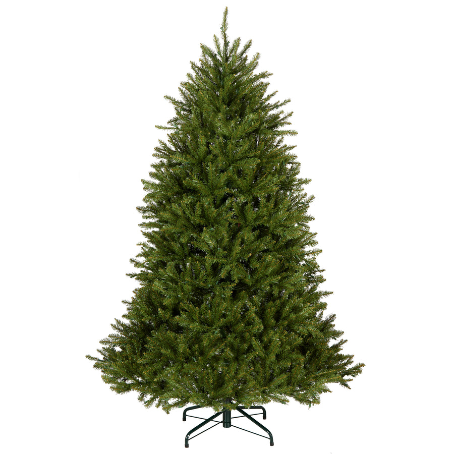 6.5 ft. Pre-Lit Dunhill Fir Hinged Tree with PowerConnect Clear Lights, Plug-In - National Tree Company