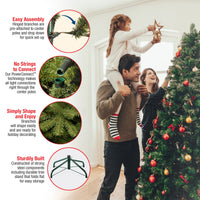 7 ft. Pre-Lit Dunhill Fir Tree with PowerConnect Clear Lights - National Tree Company