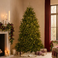7.5 ft. Pre-Lit Dunhill Fir Hinged Tree with PowerConnect Clear Lights, Plug-In - National Tree Company