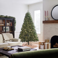 7.5 ft. Pre-Lit Dunhill Fir Tree with PowerConnect Clear Lights - National Tree Company