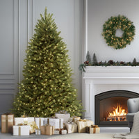 7.5 ft. Pre-Lit Dunhill Fir Tree with PowerConnect Clear Lights - National Tree Company