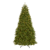 9 ft. Pre-Lit Dunhill Fir Hinged Tree with PowerConnect Clear Lights - National Tree Company