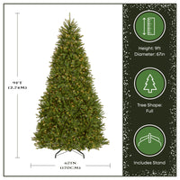 9 ft. Pre-Lit Dunhill Fir Tree with PowerConnect Clear Lights - National Tree Company