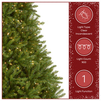 9 ft. Pre-Lit Dunhill Fir Tree with PowerConnect Clear Lights - National Tree Company