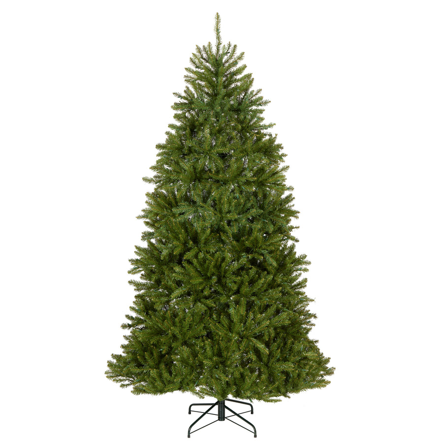 7.5 ft. Pre-Lit Dunhill Fir Hinged Tree with Clear Lights, Plug-In - National Tree Company