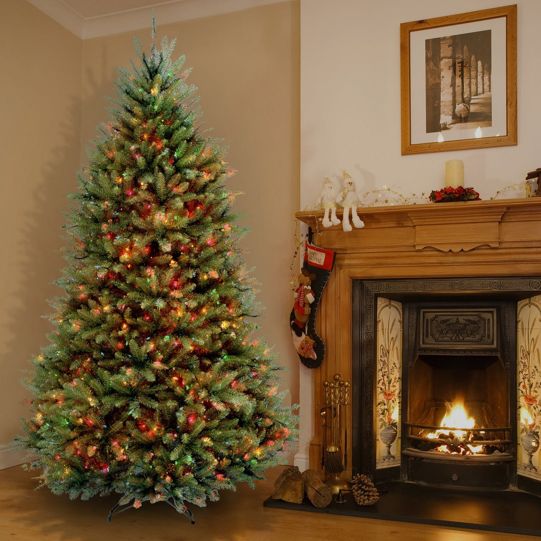 7.5 ft Dunhill Fir Tree with Multicolor Lights