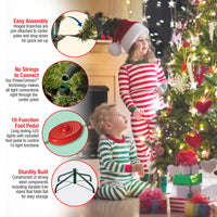 9 ft. Pre-Lit Dunhill Fir Tree with PowerConnect  Dual Color LED Lights - National Tree Company