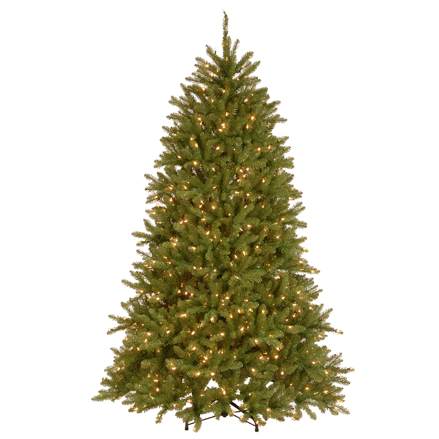 6.5 ft. Pre-Lit Dunhill Fir with PowerConnect Dual Color LED Lights - National Tree Company