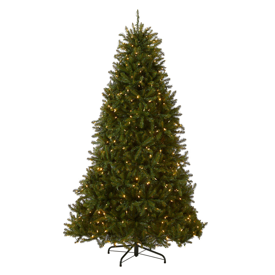 6.5 ft. Pre-Lit Dunhill Fir with PowerConnect Dual Color LED Lights, Plug-In - National Tree Company
