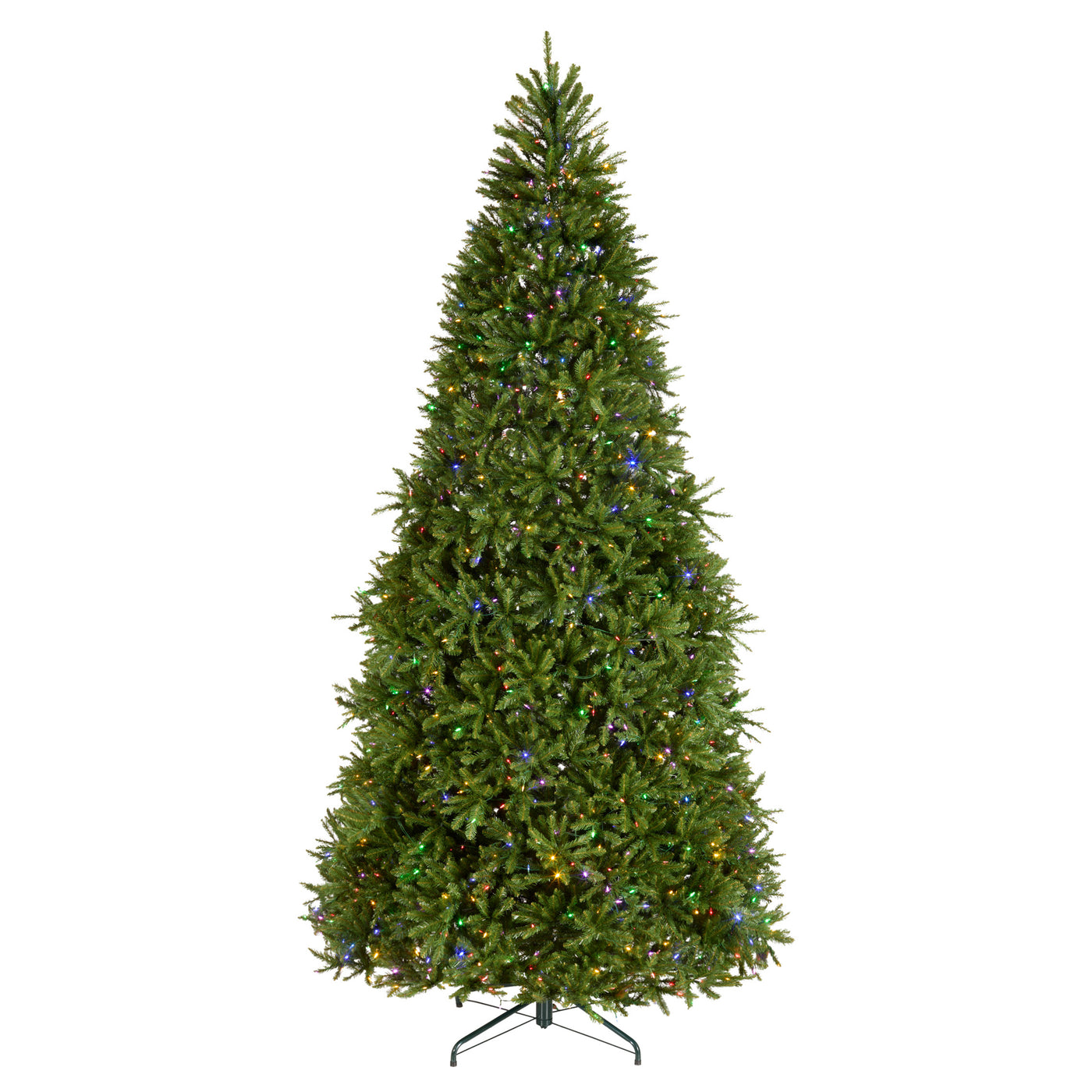 12 ft. Pre-Lit Dunhill Fir Tree with PowerConnect Dual Color LED Lights, Plug-In - National Tree Company