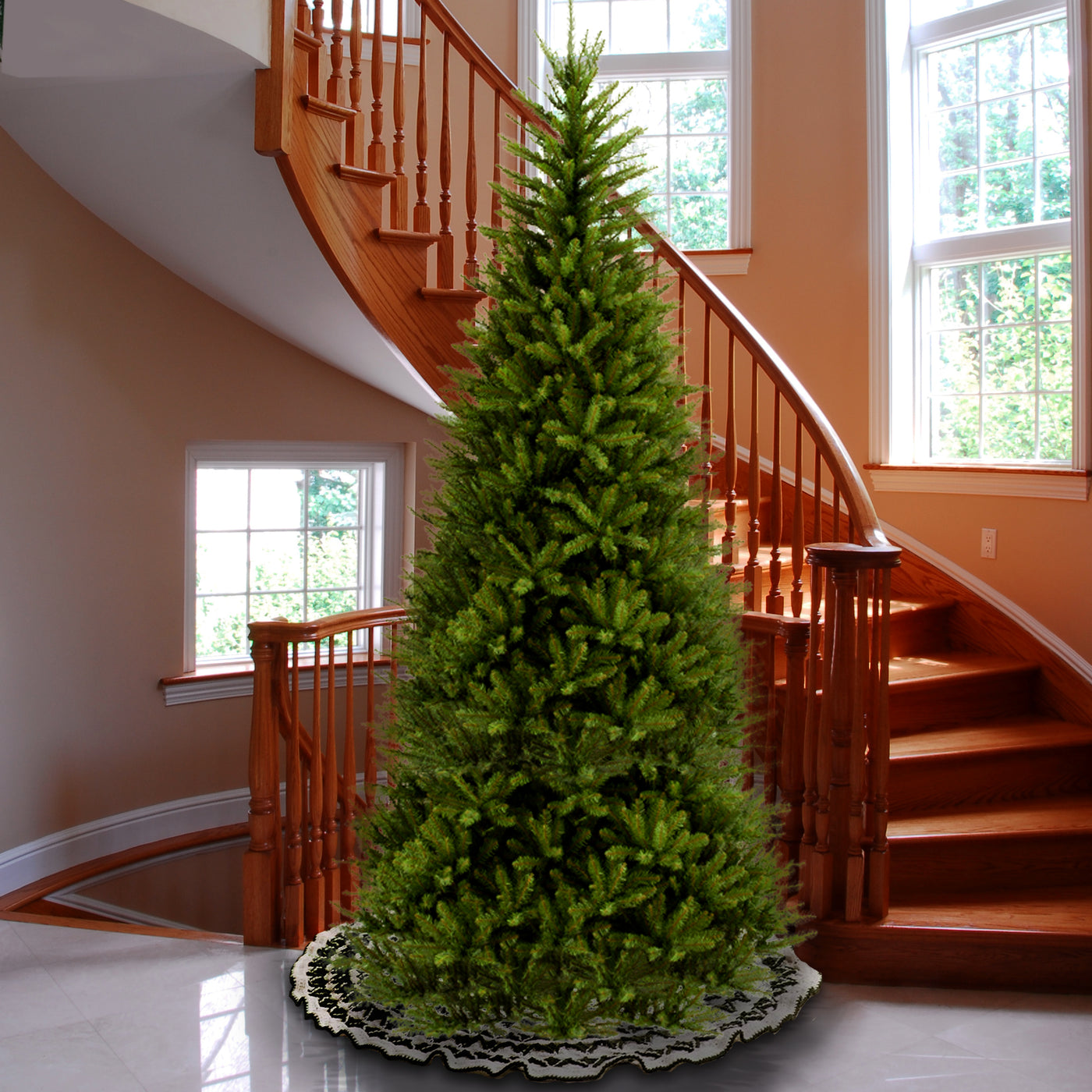 10 ft. Dunhill Fir Slim Christmas Tree - National Tree Company