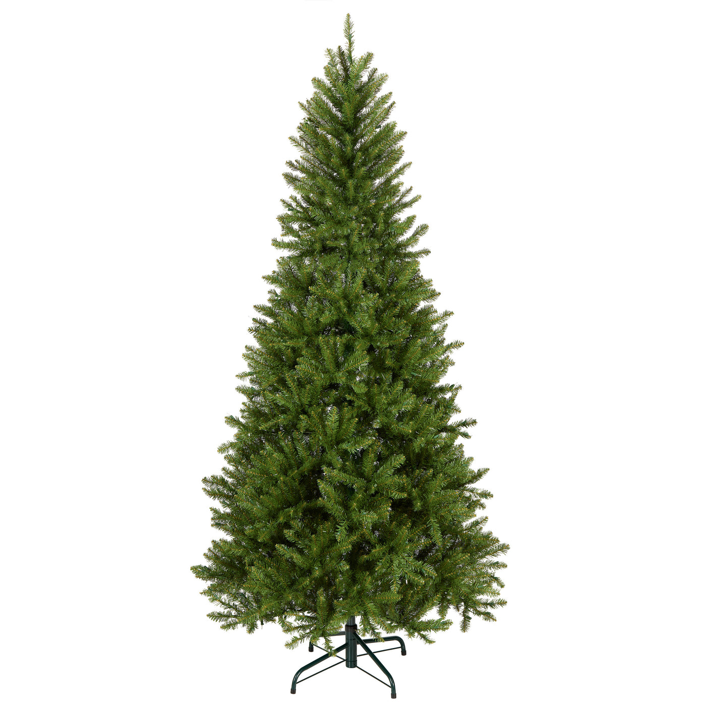 7.5 ft. Pre-Lit Dunhill Fir Slim Hinged Tree with 600 Clear Lights, Plug-In - National Tree Company