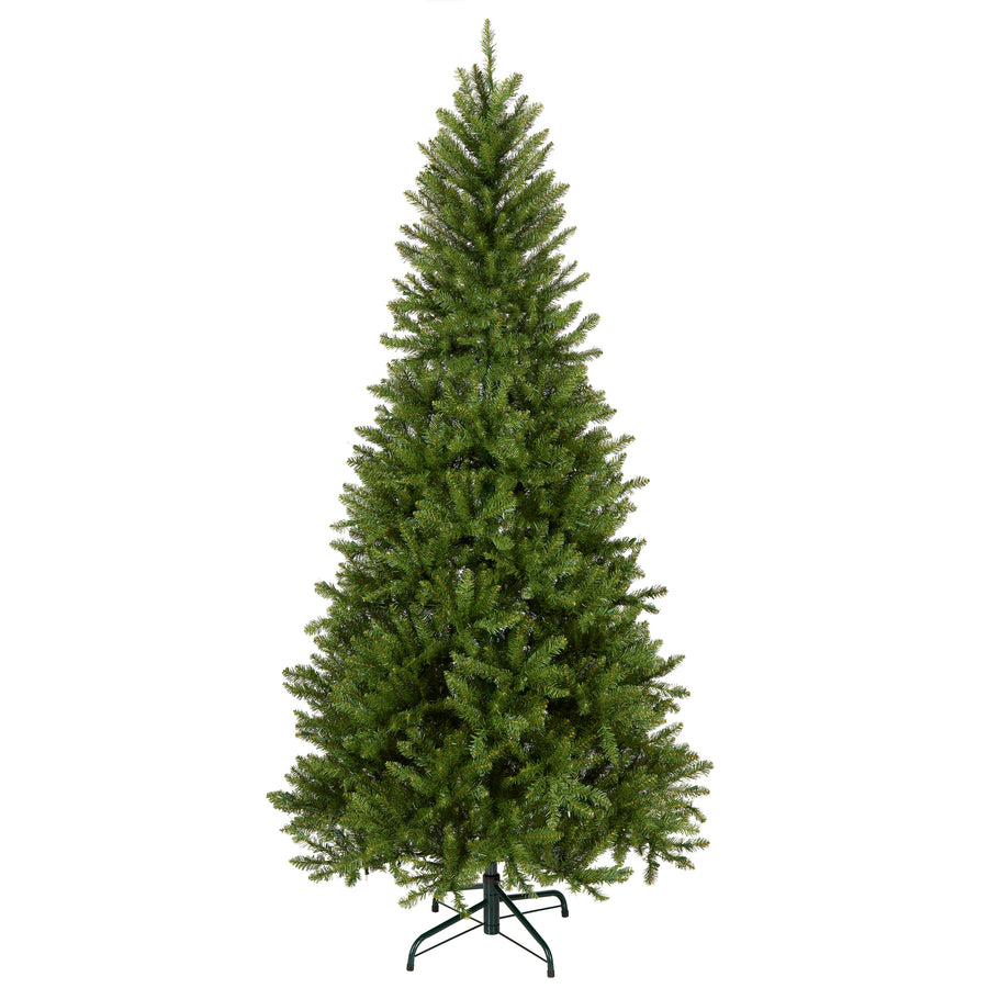 7.5 ft. Pre-Lit Dunhill Fir Slim Hinged Tree with 600 Clear Lights, Plug-In - National Tree Company