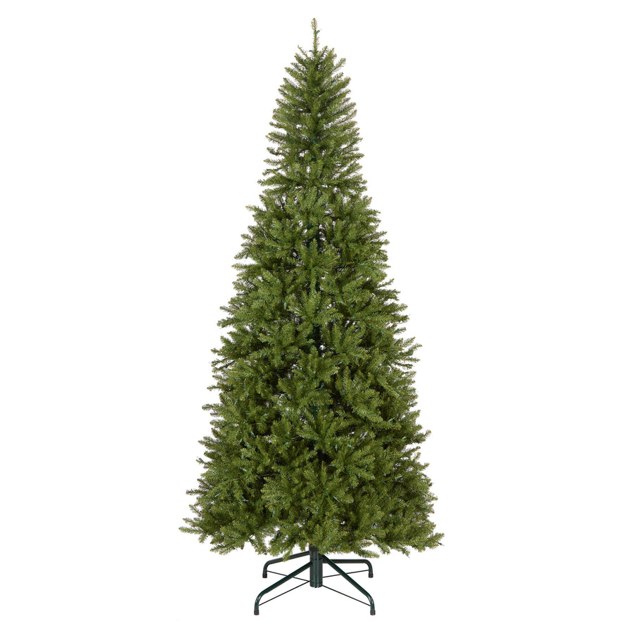 9 ft. Pre-Lit Dunhill Fir Slim Hinged Tree with Clear Lights, Plug-In - National Tree Company