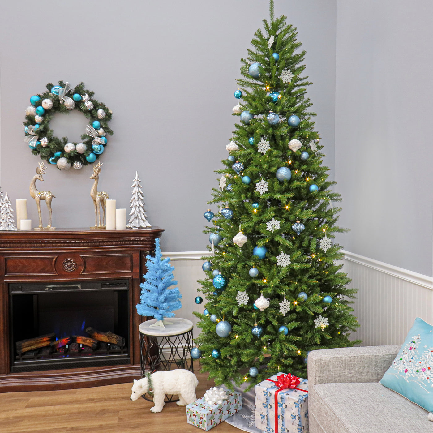 9 ft. Dunhill Fir Slim Tree - National Tree Company