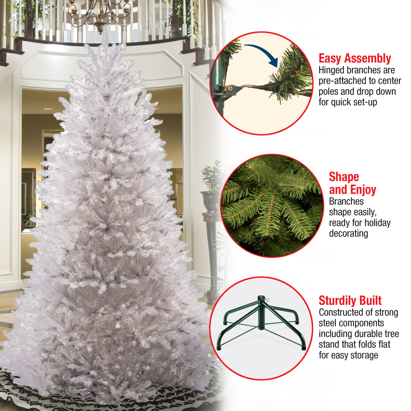 7 ft. Dunhill White Fir Tree - National Tree Company